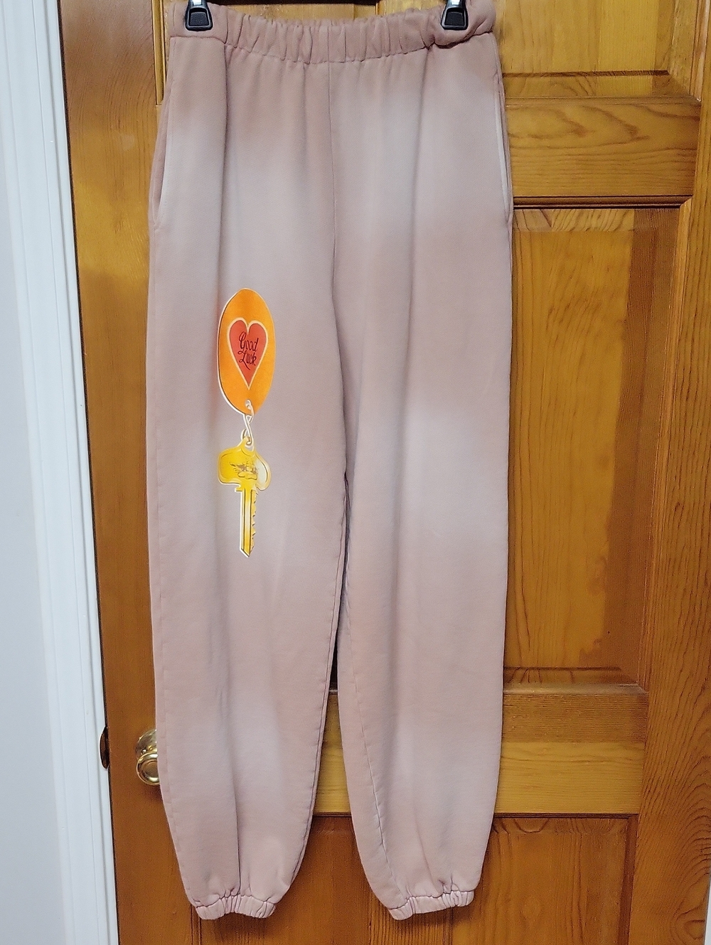BOYS LIE Ombre " Key to my heart"  Joggers Sweatpants size Small